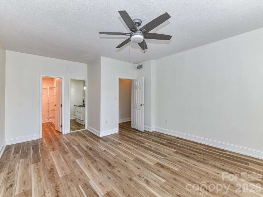 1300 Reece Road, Charlotte, NC 28209.  MLS# CAR4318620, YatesRealty ID 3436. Primary Bedroom with WIC