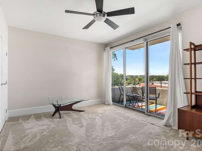 1300 Reece Road, Charlotte, NC 28209.  MLS# CAR4414970, YatesRealty ID 3436. 2nd Bedroom has nice carpet with 2 Closets and its own balcony