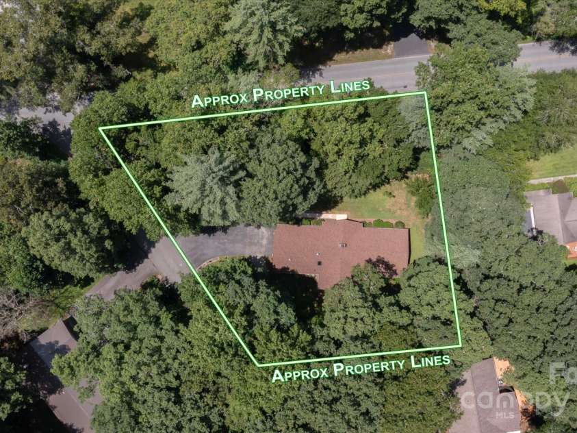 106 Laurel Lane, Etowah, NC 28729.  MLS# CAR4285948, YatesRealty ID 34361. Aerial view