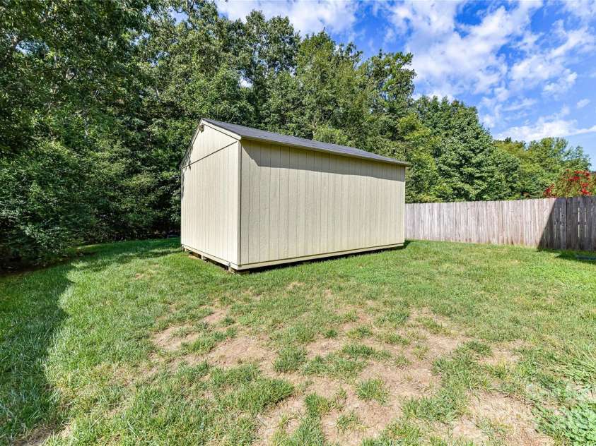 4419 Red Hook Road, Monroe, NC 28110.  MLS# CAR4293943, YatesRealty ID 34363. Storage Building