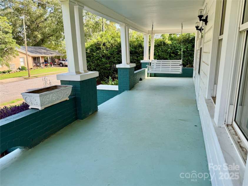 122 Beaver Street, Forest City, NC 28043.  MLS# CAR4294326, YatesRealty ID 34376. Expansive front porch!