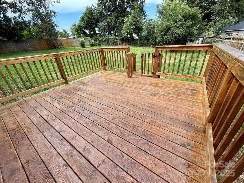 122 Beaver Street, Forest City, NC 28043.  MLS# CAR4294326, YatesRealty ID 34376. Relaxing deck