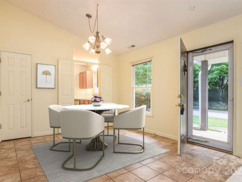 222 Rocky Mountain Way, Arden, NC 28704.  MLS# CAR4285995, YatesRealty ID 34382. Staged Dining Room