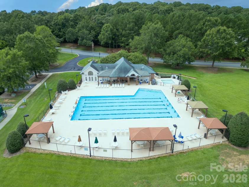 3009 Canopy Drive, Indian Trail, NC 28079.  MLS# CAR4292578, YatesRealty ID 34383. Amazing amenities with lap pool. Second pool on other side of the neighborhood