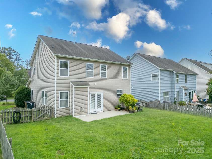 3009 Canopy Drive, Indian Trail, NC 28079.  MLS# CAR4292578, YatesRealty ID 34383. Big backyard