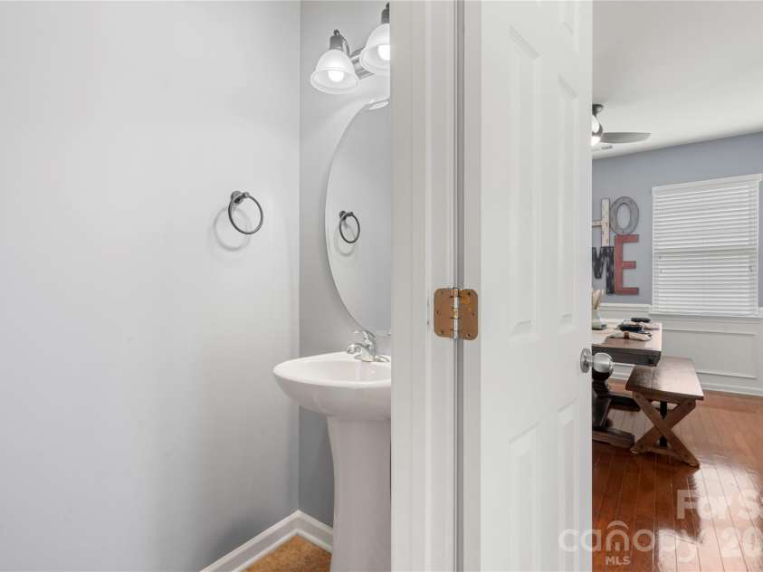 3009 Canopy Drive, Indian Trail, NC 28079.  MLS# CAR4292578, YatesRealty ID 34383. Half bath main floor