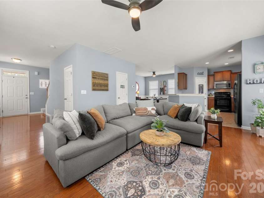 3009 Canopy Drive, Indian Trail, NC 28079.  MLS# CAR4292578, YatesRealty ID 34383. Spacious open concept