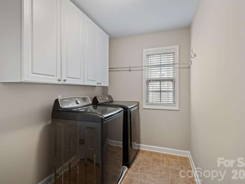 5054 Karriker Court, Indian Land, SC 29707.  MLS# CAR4396429, YatesRealty ID 34390. Second floor laundry