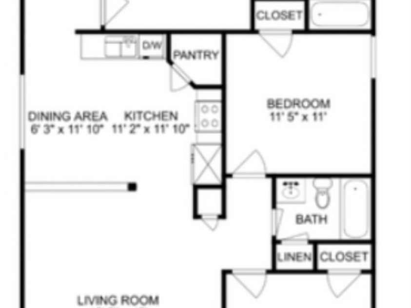 528 Caldwell Street, Salisbury, NC 28144.  MLS# CAR4260195, YatesRealty ID 34394. Floor Plan