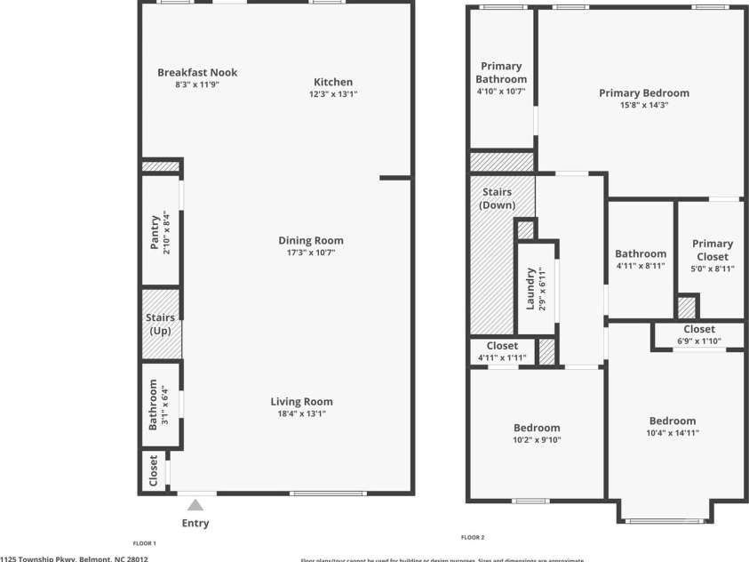 1125 Township Parkway, Belmont, NC 28012.  MLS# CAR4398927, YatesRealty ID 34395. 