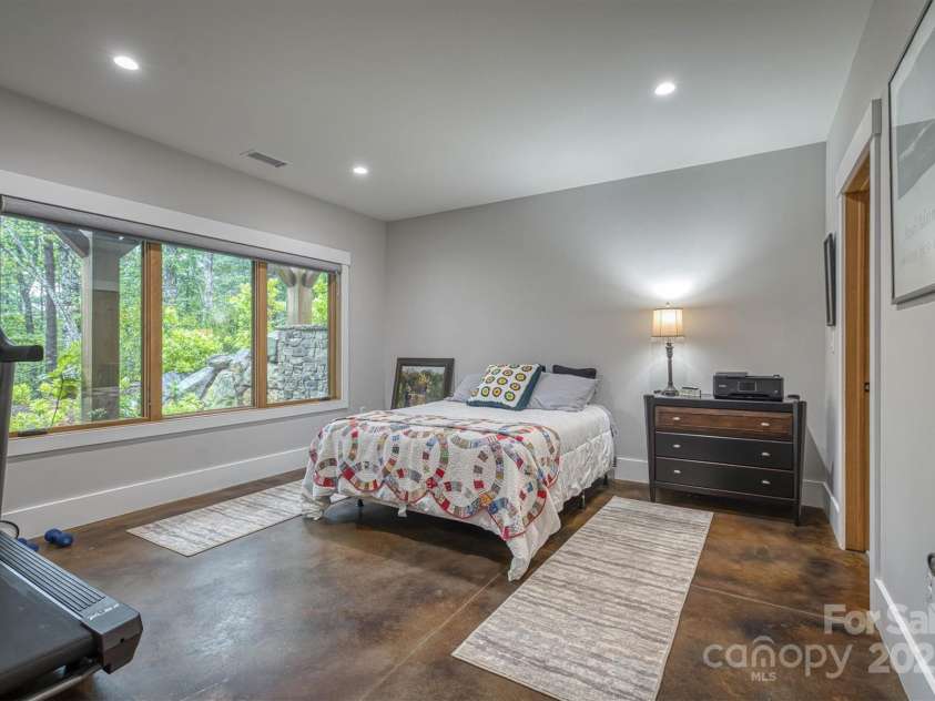 2116 October Drive, Nebo, NC 28761.  MLS# CAR4291536, YatesRealty ID 34399. Basement Bedroom