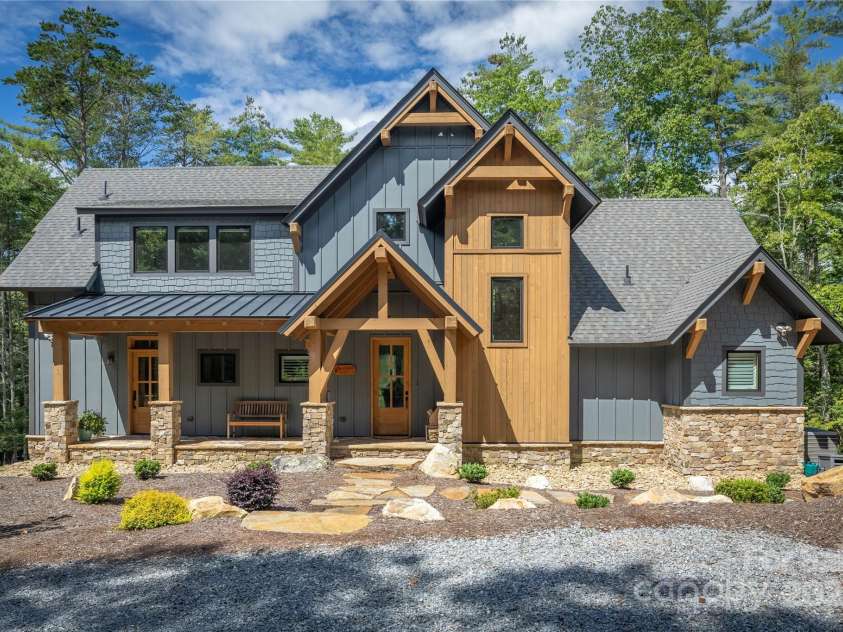 2116 October Drive, Nebo, NC 28761.  MLS# CAR4291536, YatesRealty ID 34399. Front of House