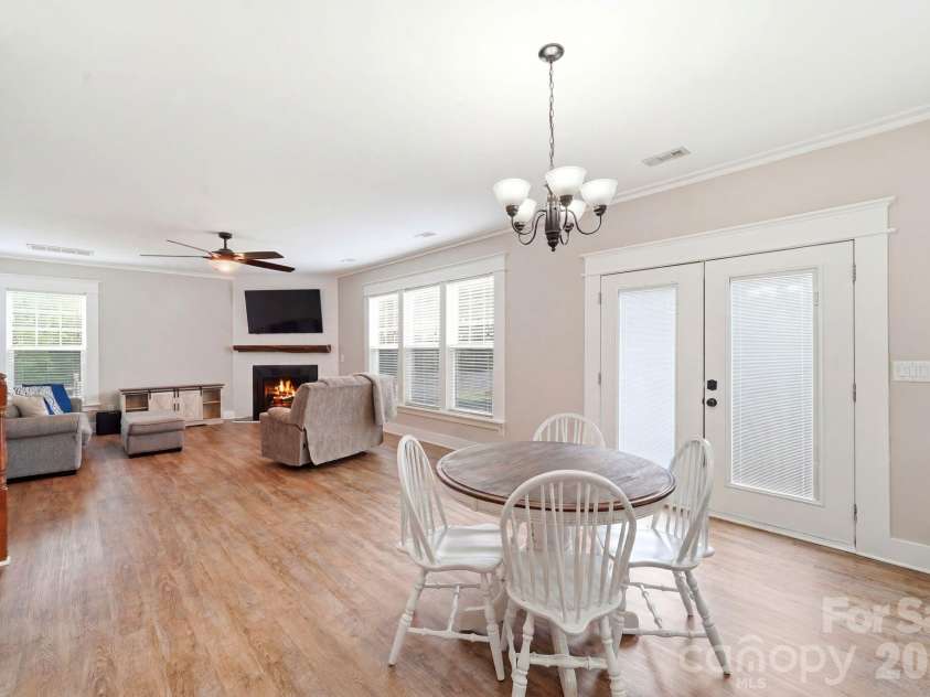3585 Leighton Drive, Concord, NC 28027.  MLS# CAR4397371, YatesRealty ID 34404. Custom Blinds Between Glass on French Doors