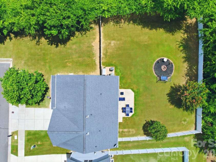 3585 Leighton Drive, Concord, NC 28027.  MLS# CAR4397371, YatesRealty ID 34404. Overhead View