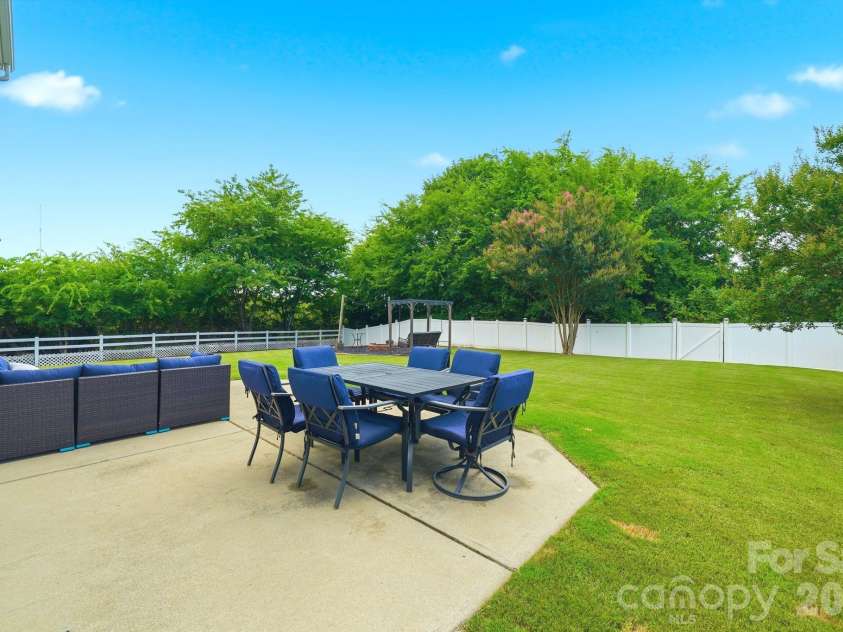 3585 Leighton Drive, Concord, NC 28027.  MLS# CAR4397371, YatesRealty ID 34404. Oversized Patio 14x24