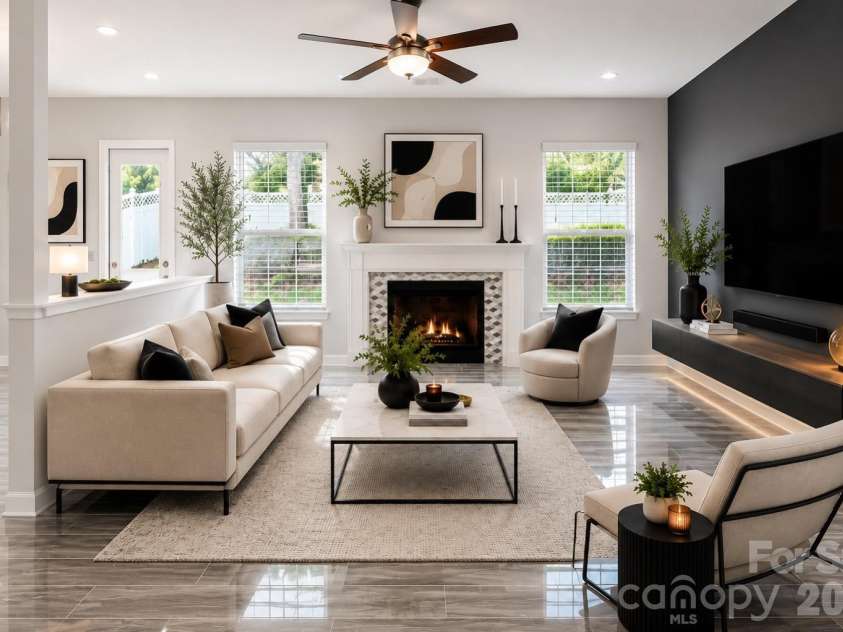 1788 Baylor Drive, Rock Hill, SC 29732.  MLS# CAR4390674, YatesRealty ID 34405. Virtually staged Living Room