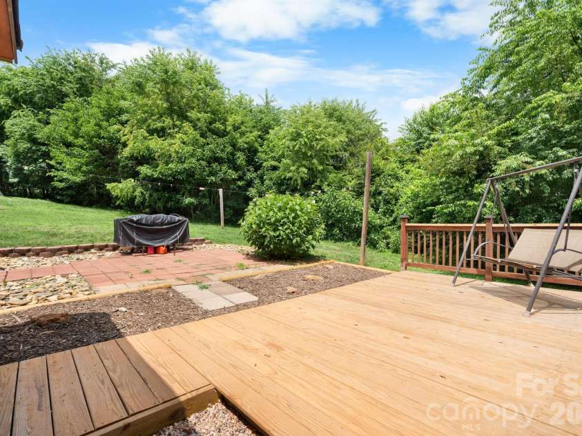 248 Hemlock Street, Hudson, NC 28638.  MLS# CAR4393449, YatesRealty ID 34409. Back Porch