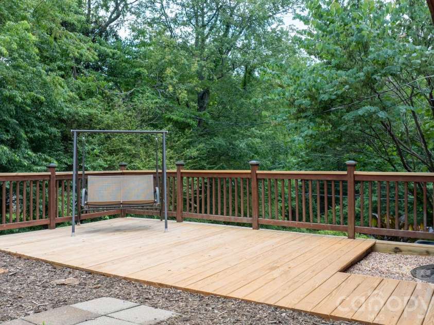 248 Hemlock Street, Hudson, NC 28638.  MLS# CAR4393449, YatesRealty ID 34409. Back Porch