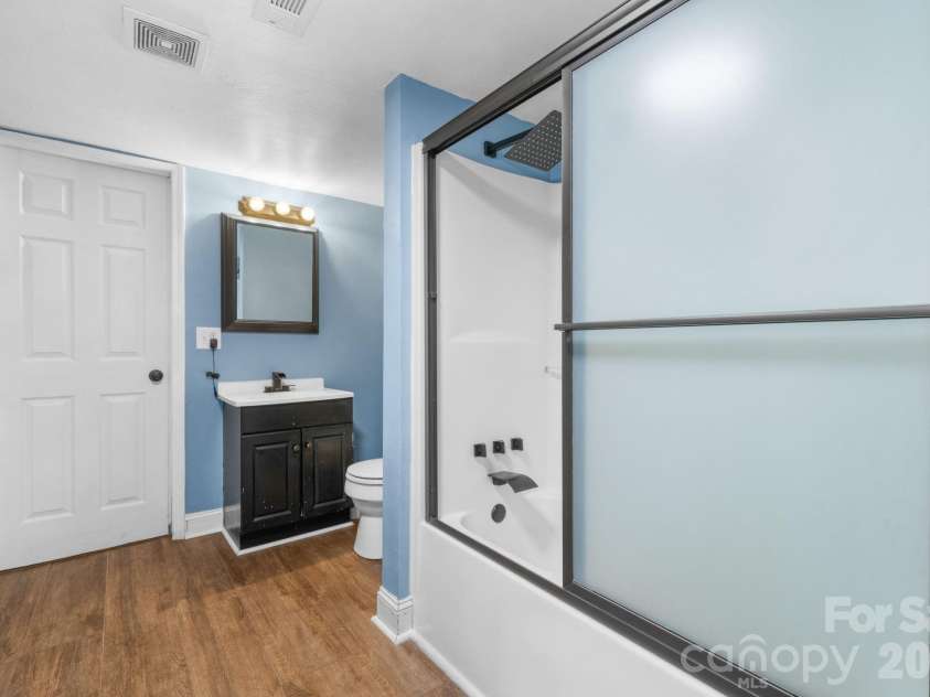 248 Hemlock Street, Hudson, NC 28638.  MLS# CAR4393449, YatesRealty ID 34409. Basement Bathroom