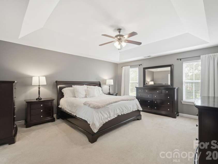 2616 Sierra Chase Drive, Monroe, NC 28112.  MLS# CAR4398992, YatesRealty ID 34413. Primary bedroom
