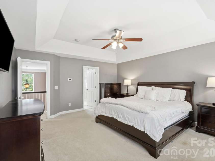 2616 Sierra Chase Drive, Monroe, NC 28112.  MLS# CAR4398992, YatesRealty ID 34413. Primary bedroom