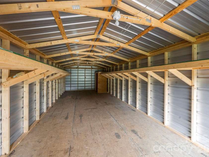 1259 Hardin Road, Dallas, NC 28034.  MLS# CAR4398396, YatesRealty ID 34415. Shelving inside with power