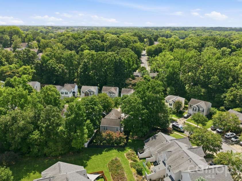 5304 Silabert Avenue, Charlotte, NC 28205.  MLS# CAR4398785, YatesRealty ID 34416. Rear perspective (clean)