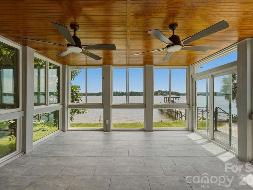 4872 Liberty Hill Road, York, SC 29745.  MLS# CAR4397290, YatesRealty ID 34418. Sunroom with heated floors and HVAC mini split unit