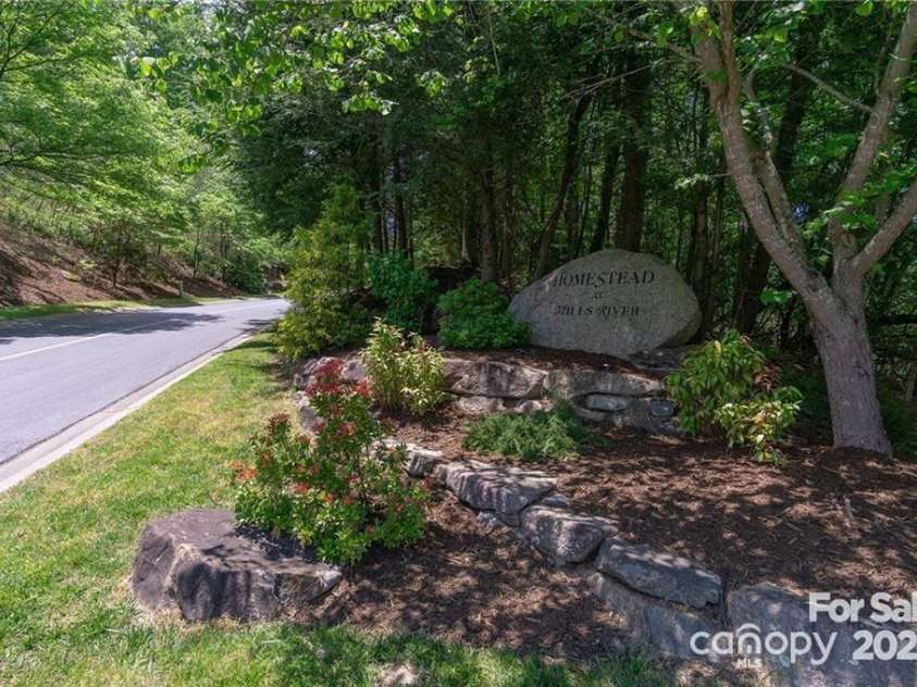 80 Buckhead Trail, Mills River, NC 28742.  MLS# CAR4330273, YatesRealty ID 3442. Main entrance leading to the gates