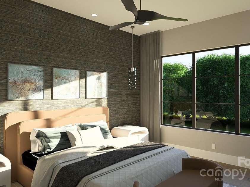 80 Buckhead Trail, Mills River, NC 28742.  MLS# CAR4330273, YatesRealty ID 3442. Primary bedroom