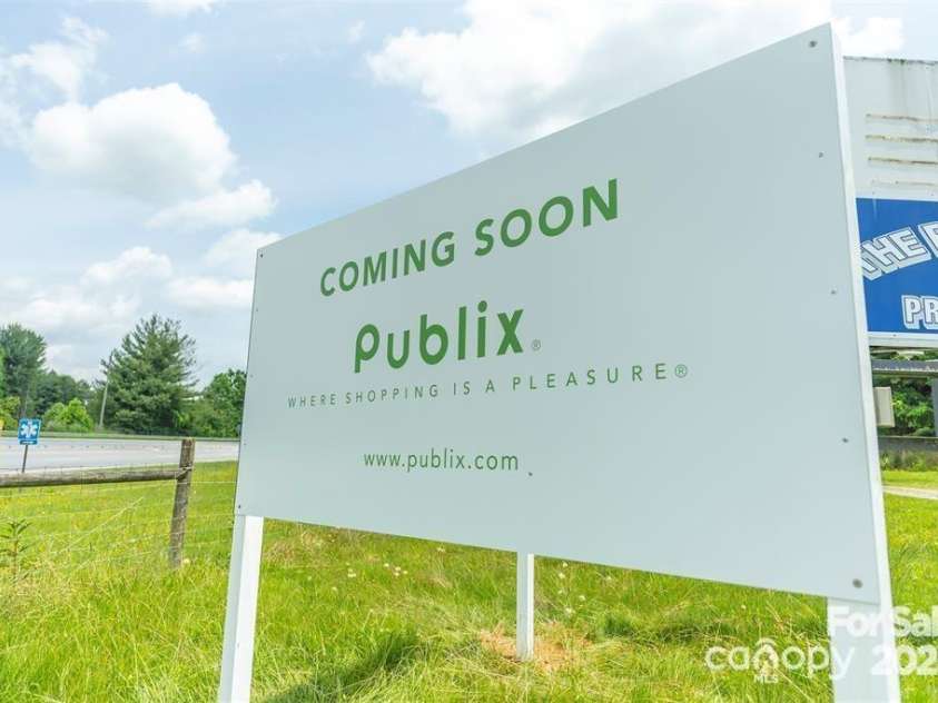 80 Buckhead Trail, Mills River, NC 28742.  MLS# CAR4330273, YatesRealty ID 3442. Publix construction moving along across from Ingles with an expected opening date in late summer of 2026
