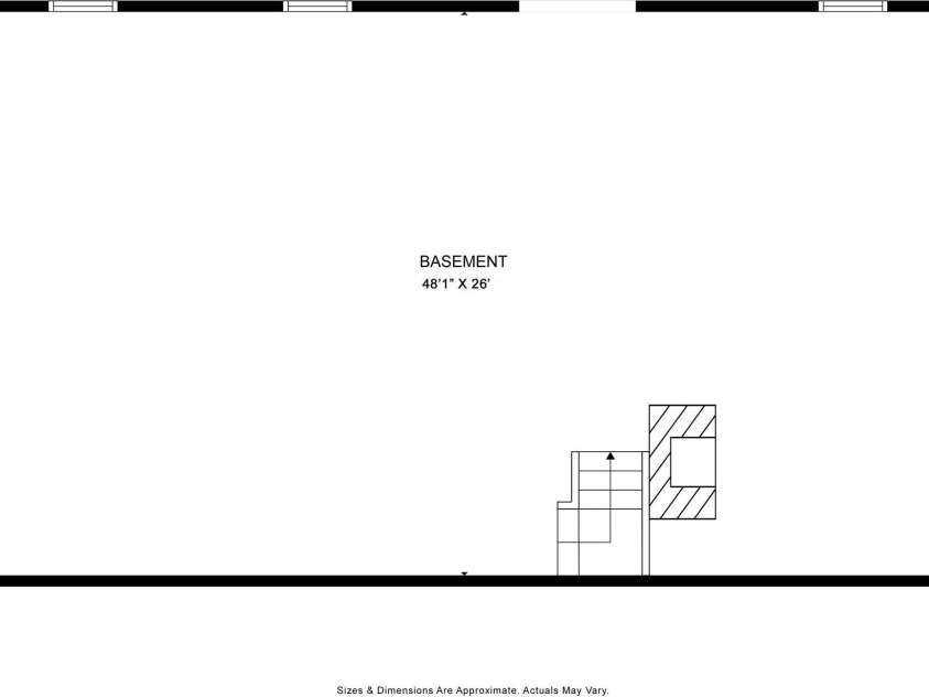 1106 Ladell Lane, Shelby, NC 28152.  MLS# CAR4293556, YatesRealty ID 34423. Basement