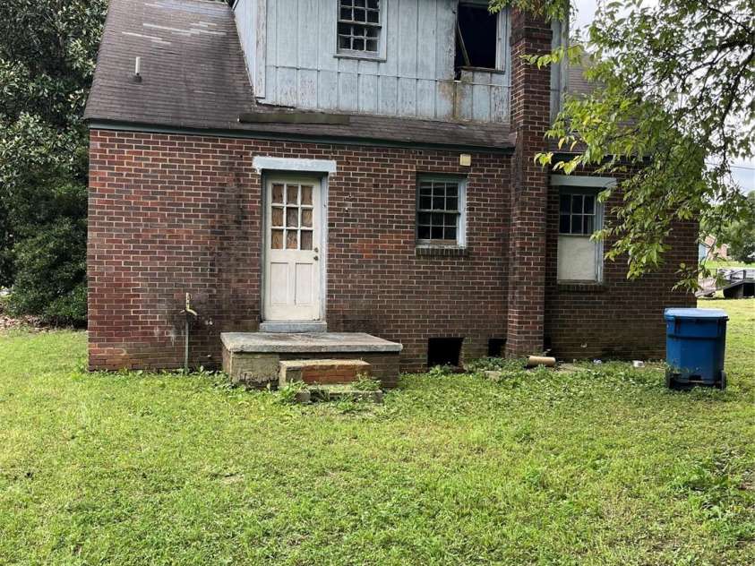 218 Main Street, Wingate, NC 28174.  MLS# CAR4295474, YatesRealty ID 34427. Back of house