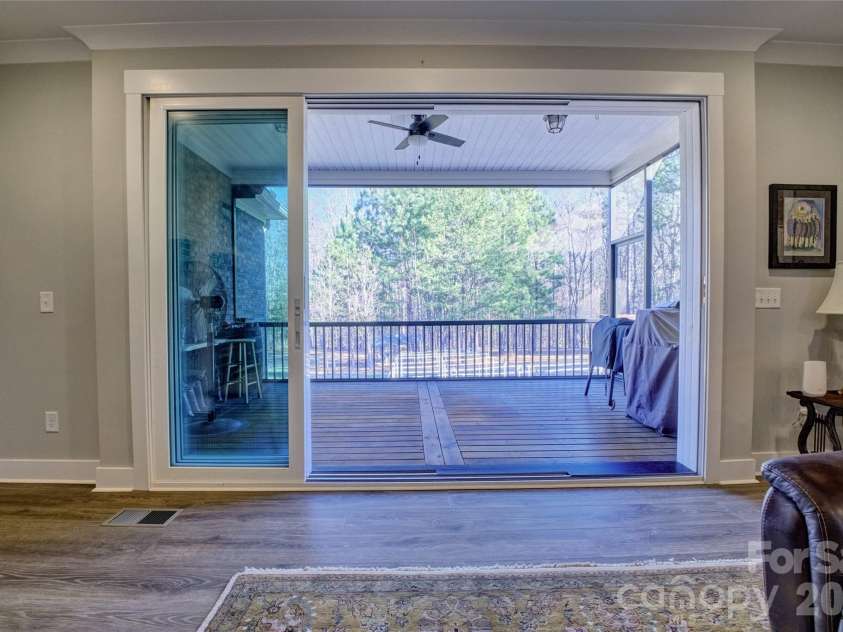 398 Kingsburry Road, Clover, SC 29710.  MLS# CAR4337912, YatesRealty ID 3443. Doors open to screened porch