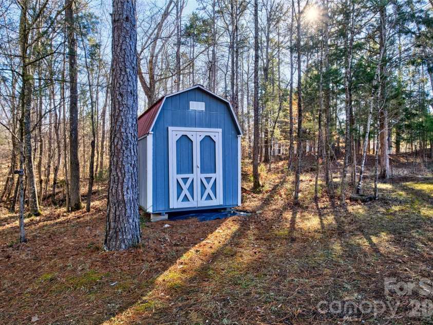 398 Kingsburry Road, Clover, SC 29710.  MLS# CAR4337912, YatesRealty ID 3443. Storage building for yard toys