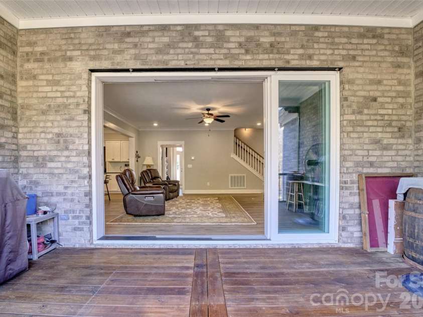 398 Kingsburry Road, Clover, SC 29710.  MLS# CAR4337912, YatesRealty ID 3443. View of porch to great room