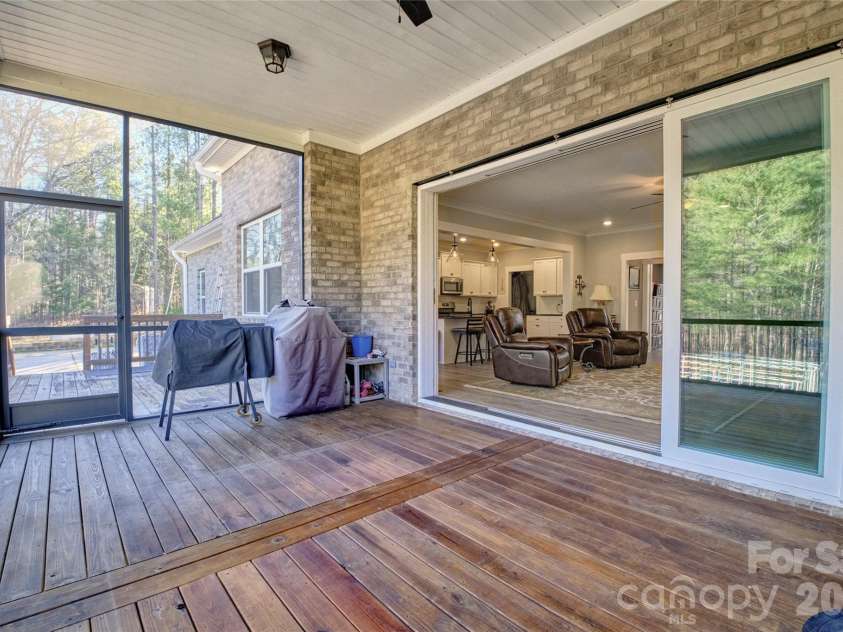 398 Kingsburry Road, Clover, SC 29710.  MLS# CAR4337912, YatesRealty ID 3443. View of porch to grilling deck