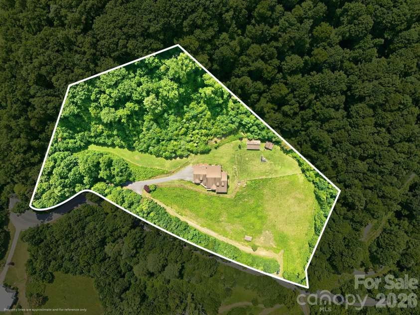 340 Earlys Mountain Road, Leicester, NC 28748.  MLS# CAR4398900, YatesRealty ID 34431. 6.2 acres of Open Use land!  3 areas for livestock to roam.