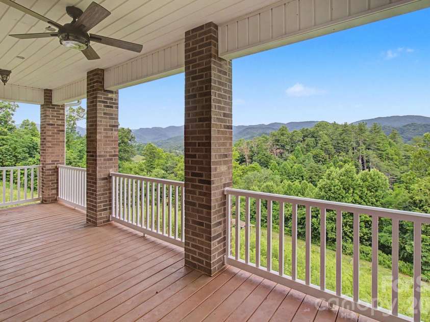 340 Earlys Mountain Road, Leicester, NC 28748.  MLS# CAR4398900, YatesRealty ID 34431. Amazing Views from the front deck!