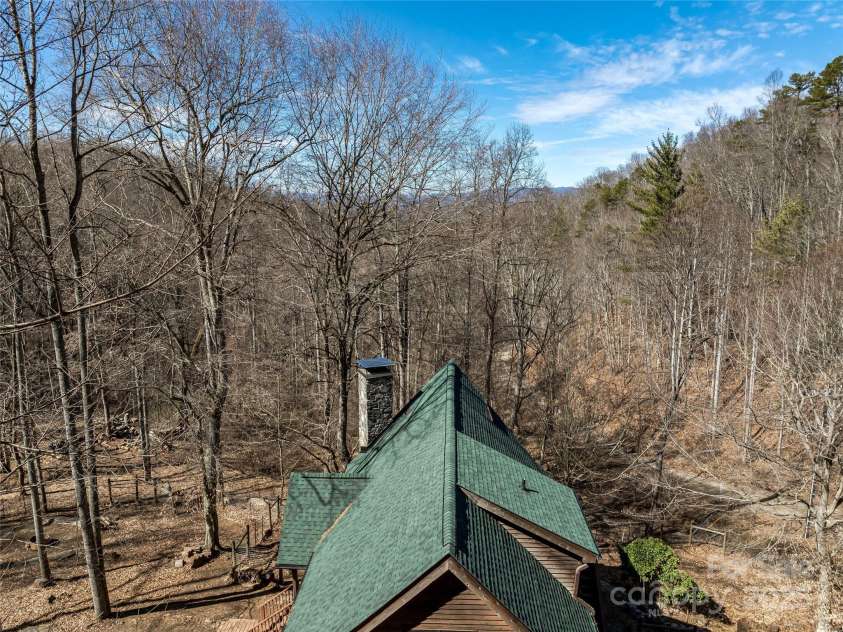 45 Wilderness Drive, Weaverville, NC 28787.  MLS# CAR4221623, YatesRealty ID 3444. Winter mountain views