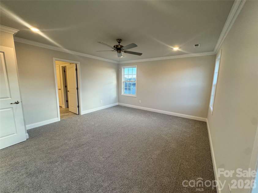 712 Inwood Hill Drive, Gastonia, NC 28056.  MLS# CAR4399206, YatesRealty ID 34440. Primary bedroom  Representative Photo