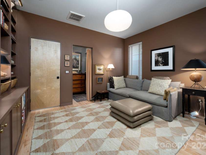 26 Winnfred Street, Asheville, NC 28806.  MLS# CAR4293290, YatesRealty ID 34446. Primary Bedroom Suite Currently Used As a Den