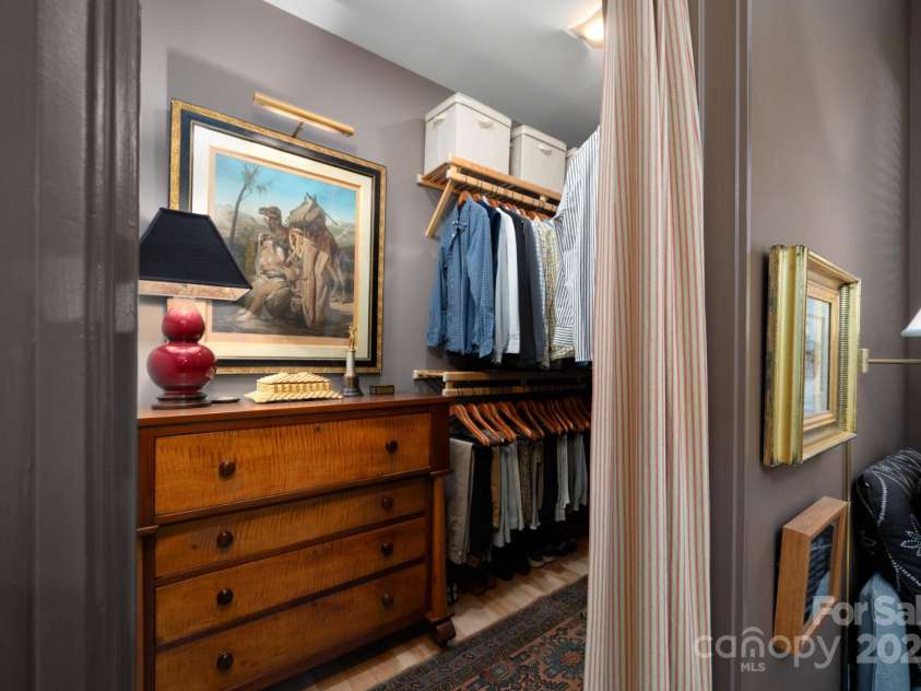 26 Winnfred Street, Asheville, NC 28806.  MLS# CAR4293290, YatesRealty ID 34446. Walk-In Closet with Built-In Organization