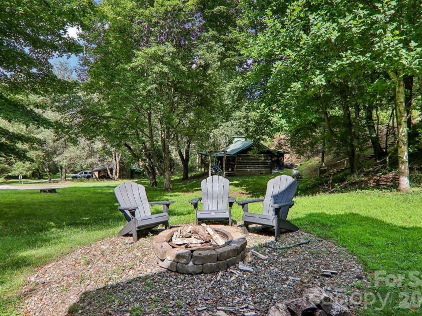 251 Village Lane, Mars Hill, NC 28754.  MLS# CAR4399231, YatesRealty ID 34447. Fires Pit Area