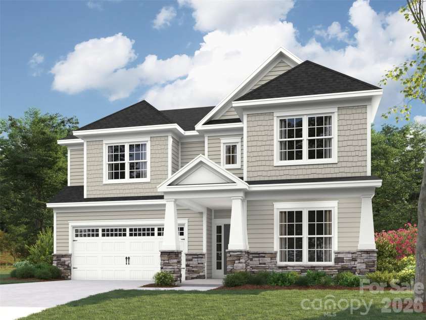 1713 Tabby Drive, Indian Trail, NC 28079.  MLS# CAR4367266, YatesRealty ID 34466. Elevation rendering only