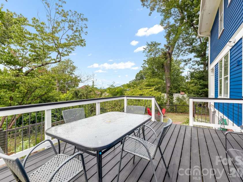 9 Houston Street, Asheville, NC 28801.  MLS# CAR4398917, YatesRealty ID 34469. Deck