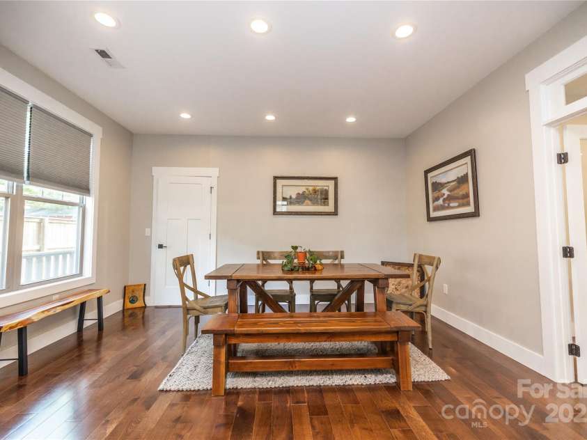 3 Staffordshire Drive, Black Mountain, NC 28711.  MLS# CAR4295831, YatesRealty ID 34472. Laundry room off dining