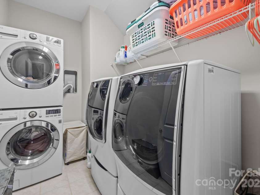 2420 Madeira Circle, Waxhaw, NC 28173.  MLS# CAR4293044, YatesRealty ID 34475. Laundry room with two hook ups