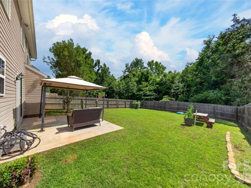 1505 Hollythorne Drive, Rock Hill, SC 29732.  MLS# CAR4396342, YatesRealty ID 34476. Rear Patio with Pergola