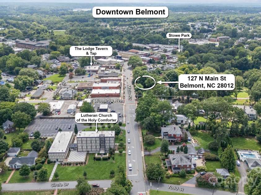 127 Main Street, Belmont, NC 28012.  MLS# CAR4296421, YatesRealty ID 34488. 